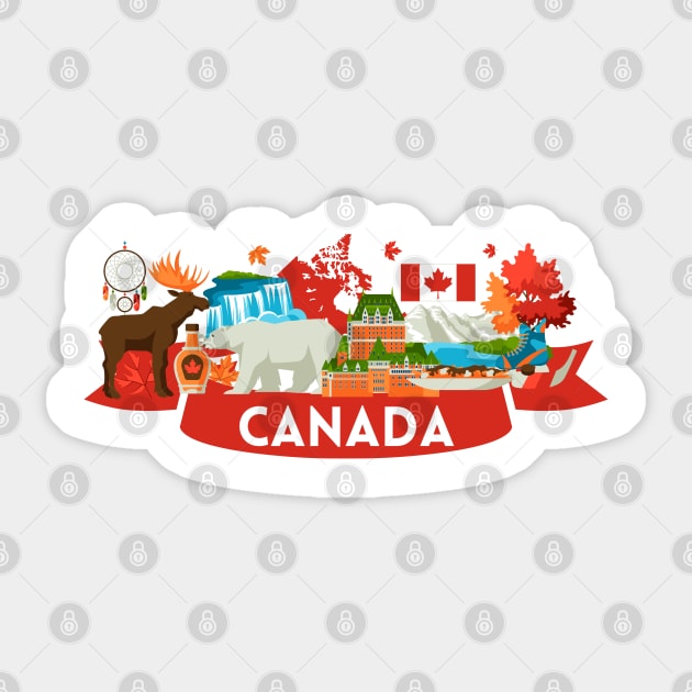 I'm Canadian Happy Canada Day Sticker by JessyCuba